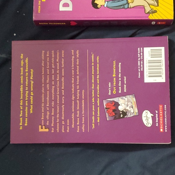 : 3 book lot mr.wolf's class bone the great cow race and drama - Picture 3 of 10